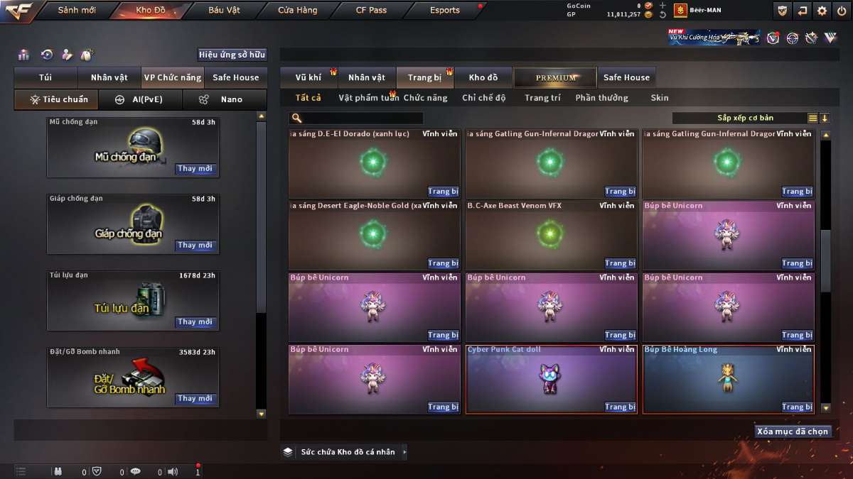 shop acc cf uy tin gia re